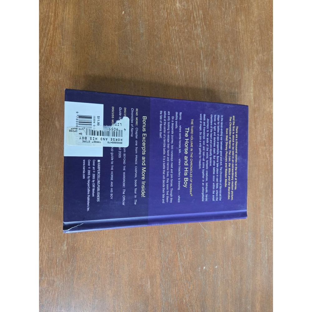 HarperCollins The Horse and His Boy C.S. Lewis Narnia Hardcover Book - Picture 9 of 10